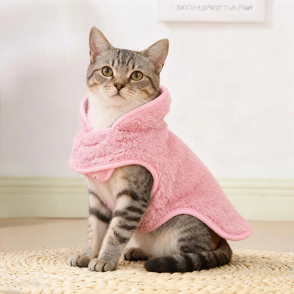 SUÉTER DE FORRO POLAR PARA GATOS