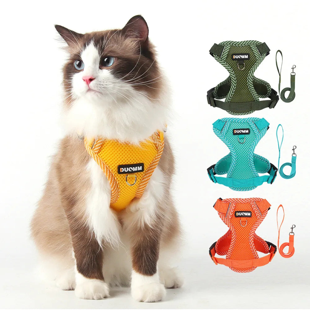 ARNÉS TRANSPIRABLE PARA GATOS Y PERROS