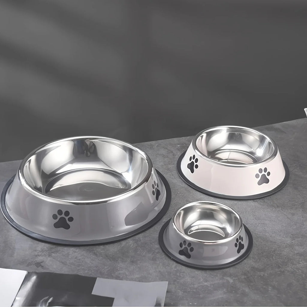 CUENCO DE ACERO INOXIDABLE PARA MASCOTAS