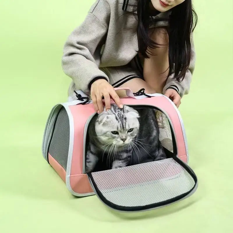 BOLSO DE TRANSPORTE PARA GATOS Y PERROS