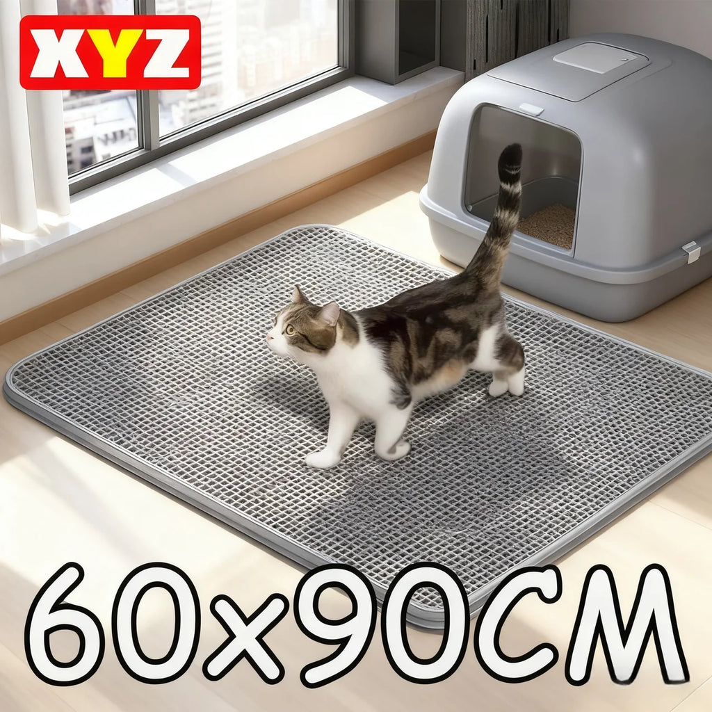 ALFOMBRA IMPERMEABLE PARA ARENERO DE GATOS